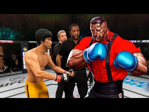 UFC 4 | Bruce Lee vs. Fighter Dudley [Street Fighter] (EA Sports UFC 4)
