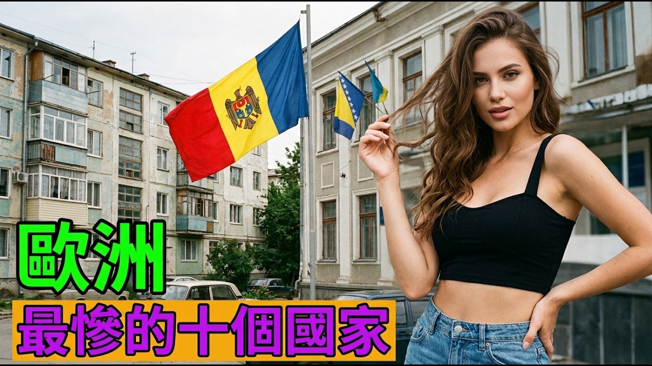 窮到連非洲都不如？歐洲最慘的十個國家，第一名窮得只剩美女了！#歐洲旅遊 #冷門知識 #摩爾多瓦 #東歐美女 #世界見聞 #貧富差距 #爆款科普