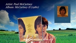 One Of These Days - Paul McCartney (1980)