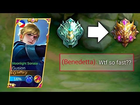 GUSION GAMEPLAY | FAST + BUILD = MYTHIC ⚡ | NEW BUILD 2023