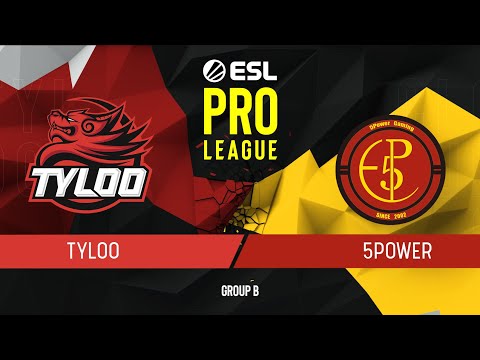 CS:GO - Tyloo vs. 5Power [Dust2] Map 1 - Group C - ESL Pro League Season 9 APAC