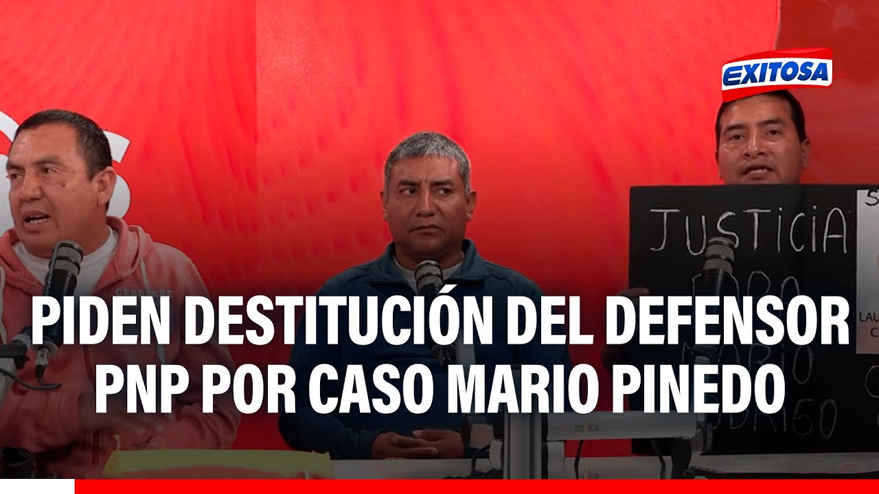 🔴🔵 Familiares de barbero baleado exigen DESTITUCIÓN del Defensor de la PNP: "Avala a malos policías"