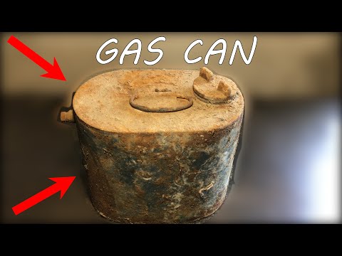 FUEL Can Restoration - Rusty and Broken