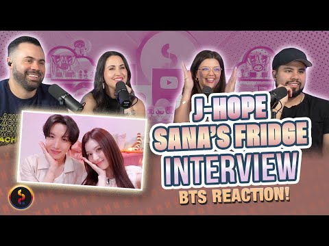 J-Hope of BTS "Sana's Fridge Interview" - J-Hope's iconic breakfast 😅😋 | Couples React