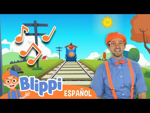 Canción Divertida del Tren | Blippi canción del tren | Canciones para niños