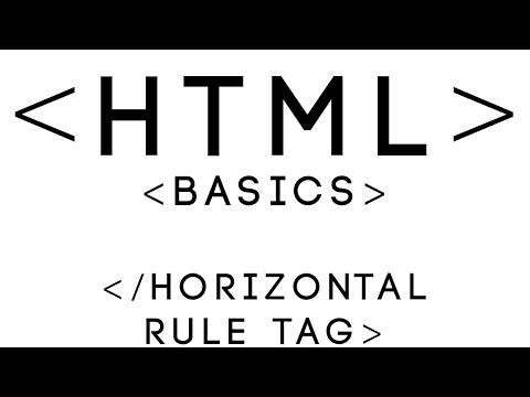 HTML Basics Tutorial 1 Setting Up