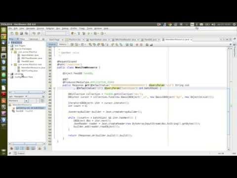 Screencast: Part 2 – JavaEE 7, Mongo, REST, Mobile | One Minute Distraction