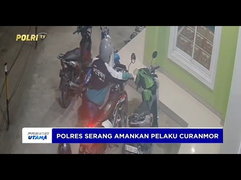 PELAKU CURANMOR CURI MOTOR DINAS BHABINKAMTIBMAS POLRES SERANG