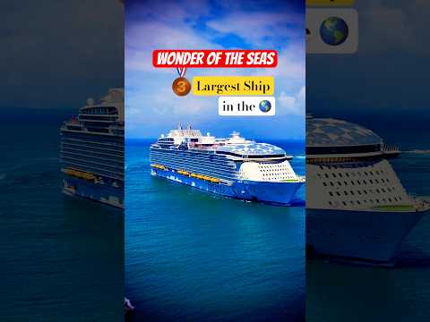 Thumbnail for Wonder Of The Seas | Third Largest Ship 🌎 #cruiseship #cruise #vacation #shorts #short #fun #viral