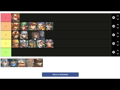 Shining Force 3 - Scenario 1 - Tier List - Party Members (Spoilers)