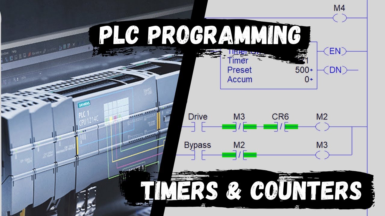PLC Programming Tutorial - Ladder Logic #2: Timers and Counters