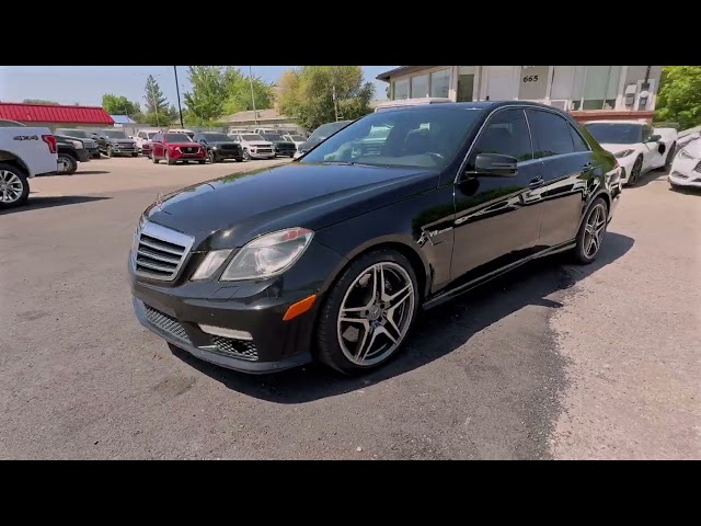 2012 MERCEDES-BENZ E-CLASS SEDAN V8, TWIN TURBO, 5.5L E 63 AMG SEDAN 4D