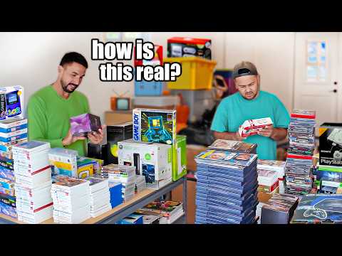 We bought the CLEANEST video game collection EVER