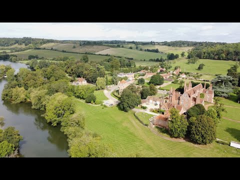 Mapledurham House and the River Thames