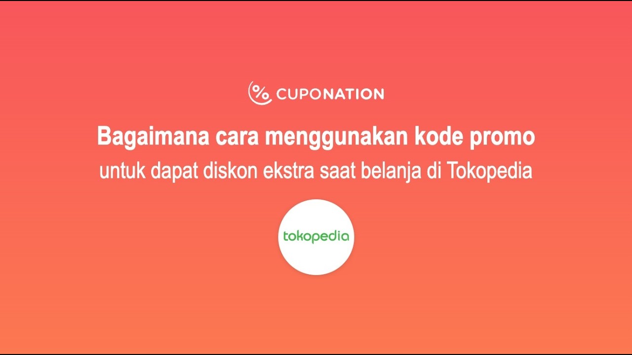 Langkah-langkah mengaktifkan kode promo Tokopedia