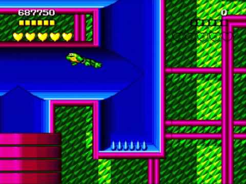 [Sega Genesis] - Battletoads - Level 9 - Terra Tubes