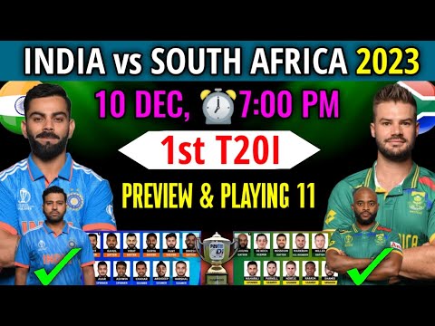 India vs South Africa 1st T20 Match 2023 : Date Time & Venue | IND vs SA T20 Playing 11