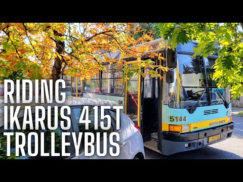 Experiencing Public Transportation Journey on Ikarus 415T Trolley Bus