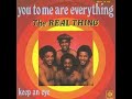 The Real Thing You To Me Are Everything Official Lyrics Video