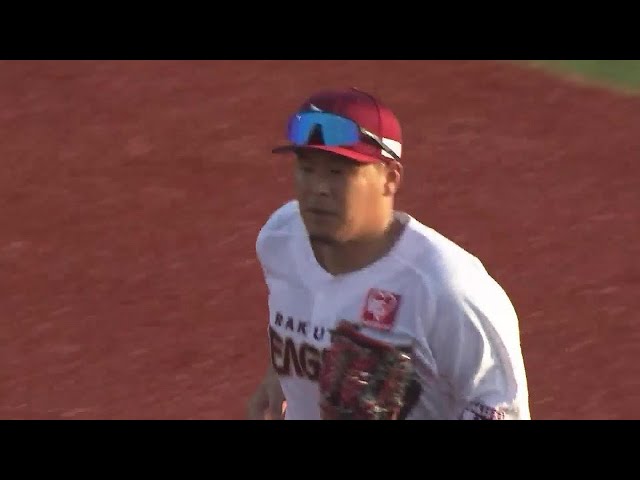 【1回表】ナイスキャッチ!! イーグルス・浅村栄斗 好捕でピンチを救う!! 2022年7月5日 東北楽天ゴールデンイーグルス 対 福岡ソフトバンクホークス