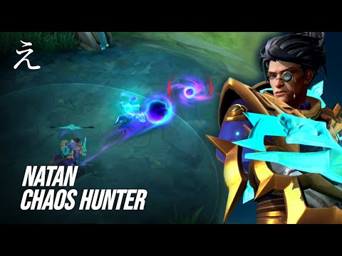 Natan - Chaos Hunter | Elite Skin | New Skin Gameplay | Mobile Legends Bang Bang