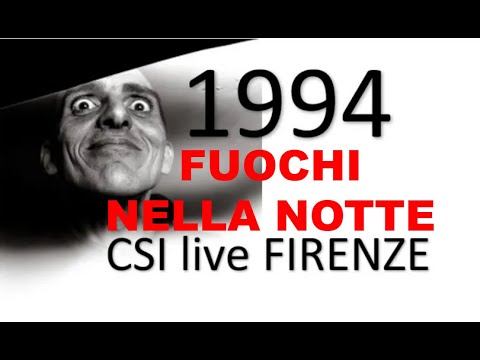 16 CSI FUOCHI NELLA NOTTE LIVE (DANZA) palasport FIRENZE 1994 audio mixer CAM PAL