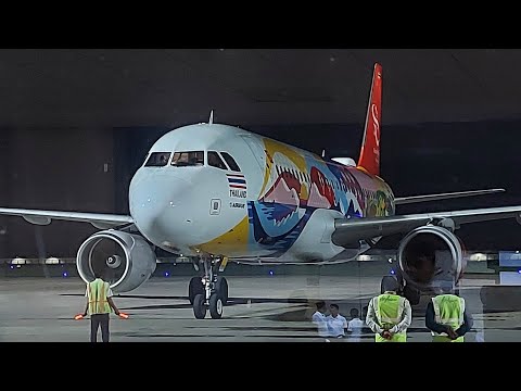 THAI AIR ASIA | Lucknow - Bangkok AIRBUS A320 (Shades of the River livery)