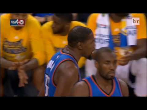 Kevin Durant rages on his teammate Andre Roberson  | Thunder vs Warriors  | Game 7