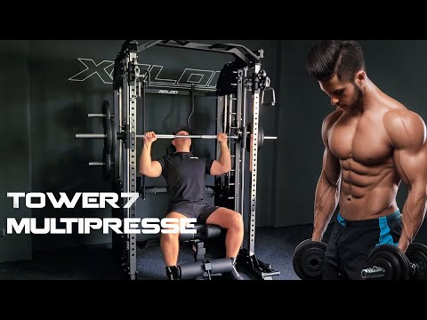 XPLON Tower7 Kraftstation Multipresse Übungen Krafttraining Fitness