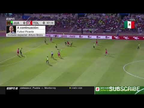 Goool de Toluca!!! FC JUAREZ VS TOLUCA 0-1  J5 COPA MX 2018