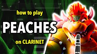 How to play Peaches on Clarinet | Clarified