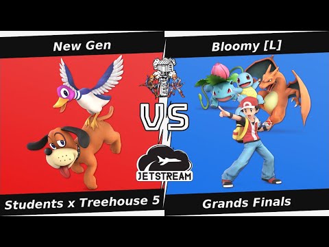 Students x Treehouse 5 Grands Finals - New Gen (Duck Hunt) Vs. Bloomy [L] (PKM Trainer) - SSBU