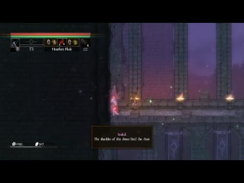 Salt and Sacrifice Beta Reaching The Green Huntsman Out of Bounds Boss