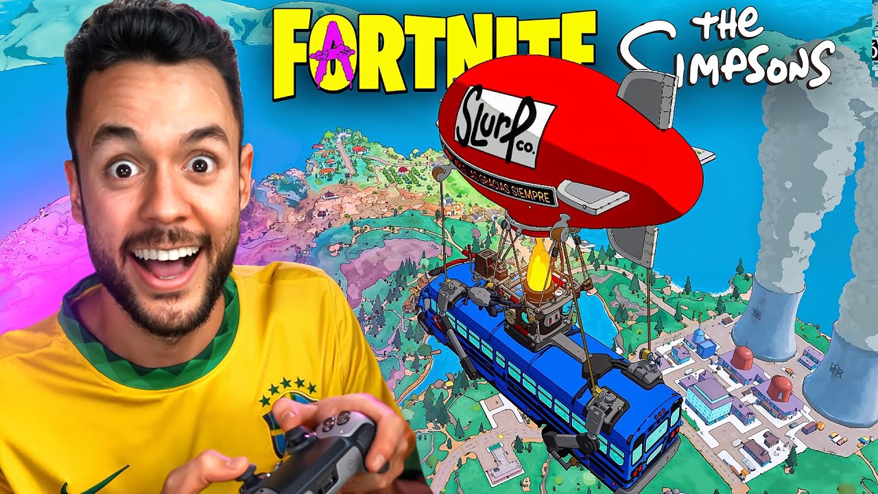 MI PRIMERA PARTIDA EN LA TEMPORADA LOS SIMPSONS DE FORTNITE - TheGrefg