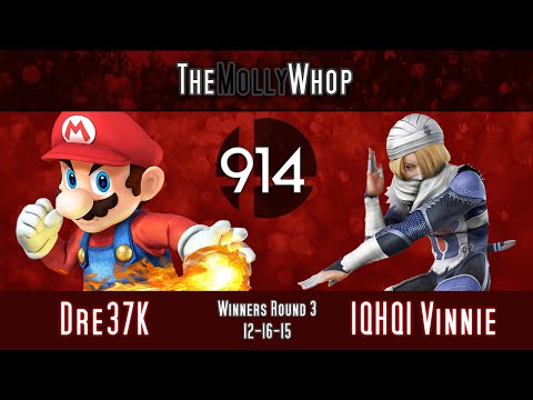 TMW #33 - W3 - Dre37k (Mario) vs IQHQ| Vinnie (Sheik)