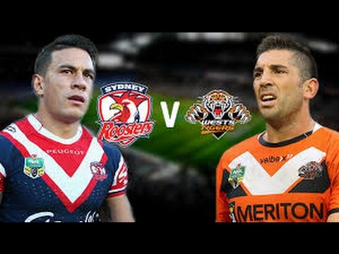 NRL 2014 Round 23  Wests Tigers Vs Roosters Highlights