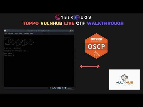 Toppo Vulnhub CTF Walkthrough | Live CTF Session | OSCP Practice | Easy VulnHub CTF Machine