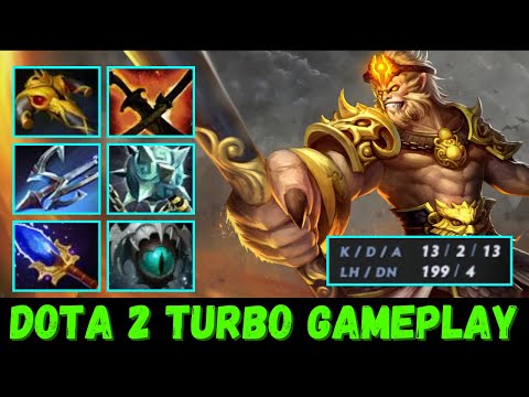 [Turbo Mode] Dota 2 Monkey King Hard Carry Insane 1v5 Godlike Mode