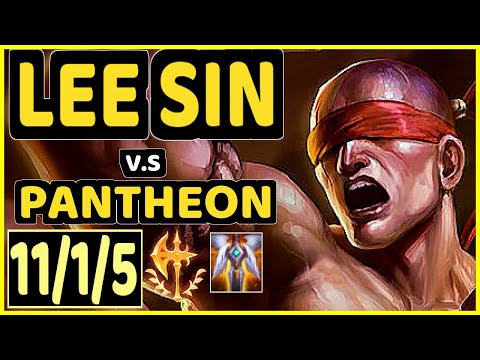 KREOX (LEE SIN) vs PANTHEON - 11/1/5 KDA JUNGLE CHALLENGER GAMEPLAY - EUW