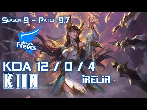 AFs Kiin IRELIA vs RYZE Top - Patch 9.7 KR Ranked