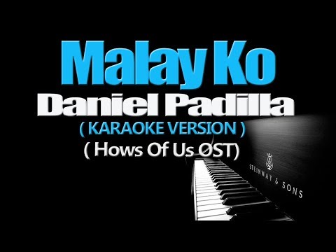 MALAY KO - Daniel Padilla (KARAOKE VERSION) (The Hows Of Us OST)