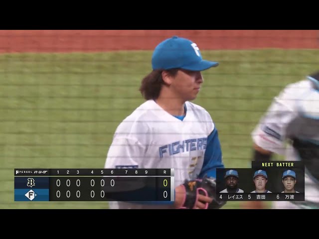 【6回表】一軍今季初登板‼ ファイターズ・細野晴希 ピンチを凌ぎ6回無失点の好投‼ 2025年5月15日 北海道日本ハムファイターズ 対 オリックス・バファローズ