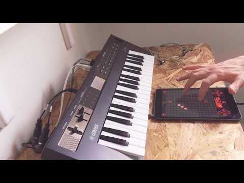 Tenori-on App (TNR-e) and Reface DX synth jam
