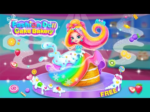 Lolly Dolls Cake Maker–Chibi Dolls Girly Games Video