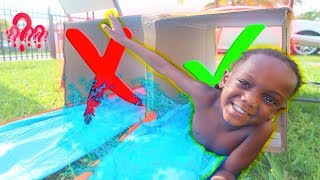 Dont Water Slide Through The Wrong Mystery Box Challenge