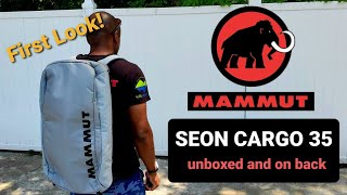 MAMMUT Seon Cargo 35 Unboxed & On Back First Look!
