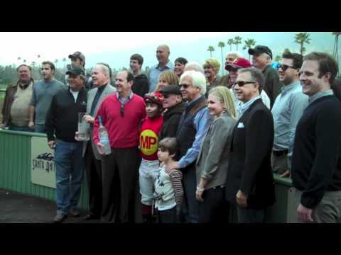 Drill wins the San Vicente Stakes (Gr. II)
