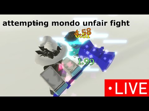 Attempting mondo unfair fight 2 I BEAT HIM!!!!!!!!!!!! - roblox Pilgrammed