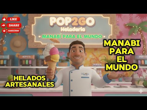 HELADERÍA ARTESANAL GOURMET “POP2GO” PORTOVIEJO/ MANABI~ECUADOR #streetfoodecuador #heladería 