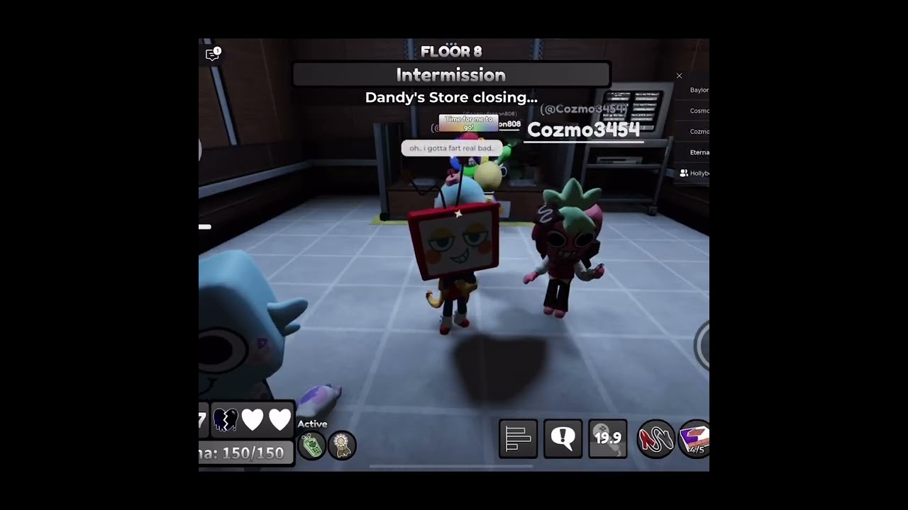 oh… i gotta fart real bad… #dandysworld #vee